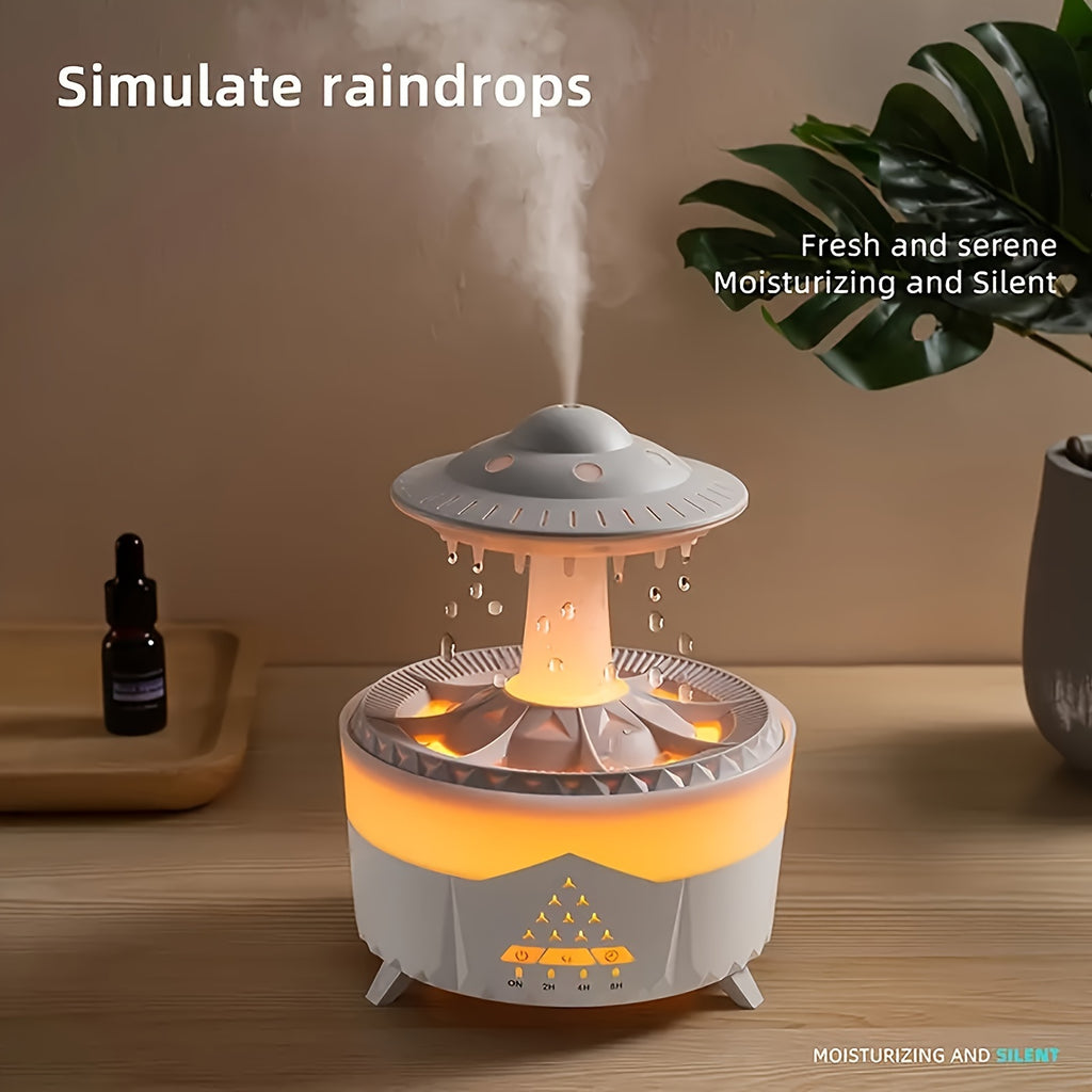 Simulation Water Drop Humidifier, Aroma Diffuser Household Large Capacity Intelligent Spray Atomizer, Suitable for Hotel, Shopping Mall, Restaurant, Business Use, Humidifier for Large Room, Room Humidifier, Air Humidifier