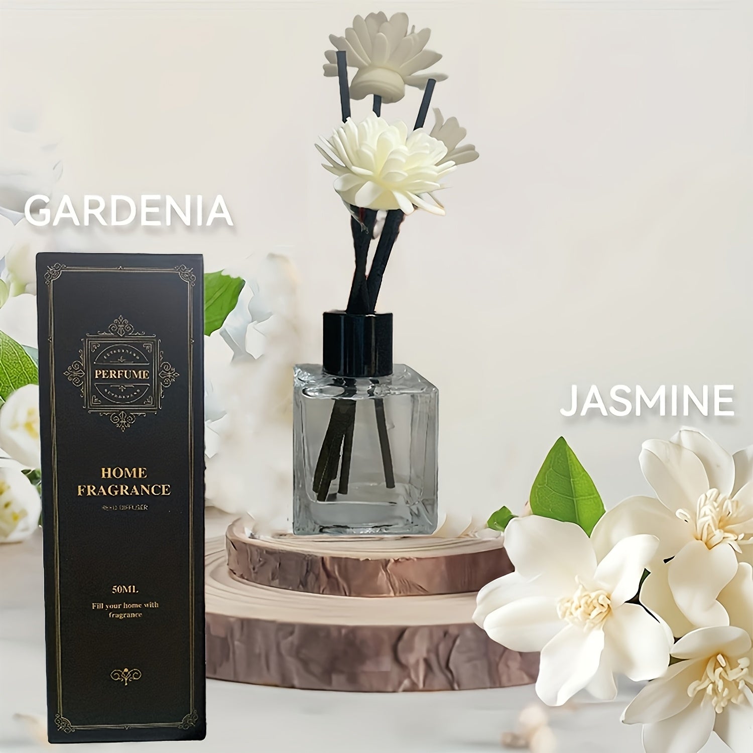 1pc\u002Fset 50ml\u002F 1.69oz Reed Diffuser Set - Elegant Aromatherapy with Long-Lasting Fragrance, Ideal for Bedroom, Living Room, Study - Sophisticated Home Decor Gift, AIR FUSION Diffuser Stick Home Fragrance Light Aroma Scented Home Essential Oil