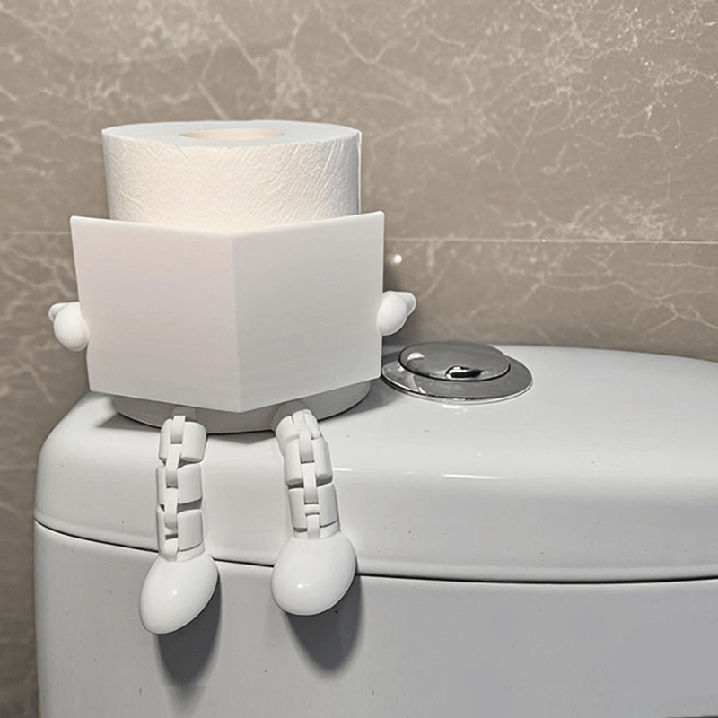1pc\u002F2pcs Toilet Paper Holder, 3D Printed Unique Toilet Paper Holder, Bathroom Decoration, Adds Fun to Your Bathroom, Home Decoration, Suitable for Office Bathroom, Family Bathroom Or Basically Any Washroom, Great Gift