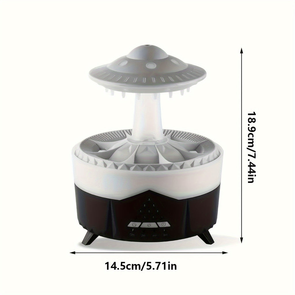 Simulation Water Drop Humidifier, Aroma Diffuser Household Large Capacity Intelligent Spray Atomizer, Suitable for Hotel, Shopping Mall, Restaurant, Business Use, Humidifier for Large Room, Room Humidifier, Air Humidifier