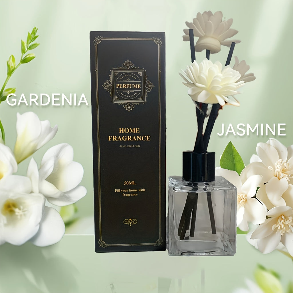 1pc\u002Fset 50ml\u002F 1.69oz Reed Diffuser Set - Elegant Aromatherapy with Long-Lasting Fragrance, Ideal for Bedroom, Living Room, Study - Sophisticated Home Decor Gift, AIR FUSION Diffuser Stick Home Fragrance Light Aroma Scented Home Essential Oil