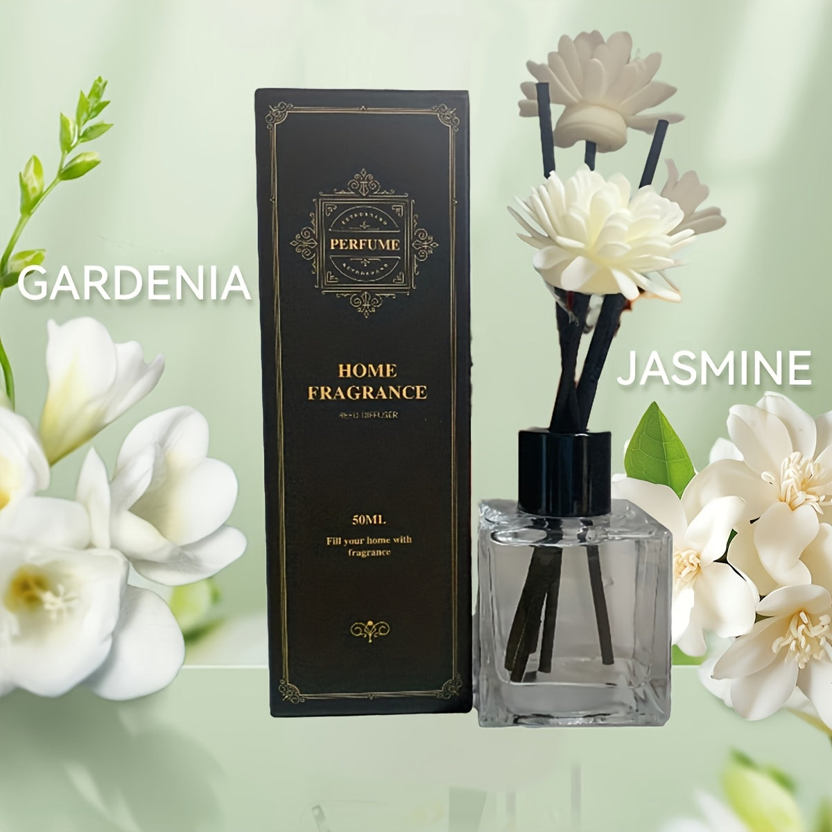 1pc\u002Fset 50ml\u002F 1.69oz Reed Diffuser Set - Elegant Aromatherapy with Long-Lasting Fragrance, Ideal for Bedroom, Living Room, Study - Sophisticated Home Decor Gift, AIR FUSION Diffuser Stick Home Fragrance Light Aroma Scented Home Essential Oil