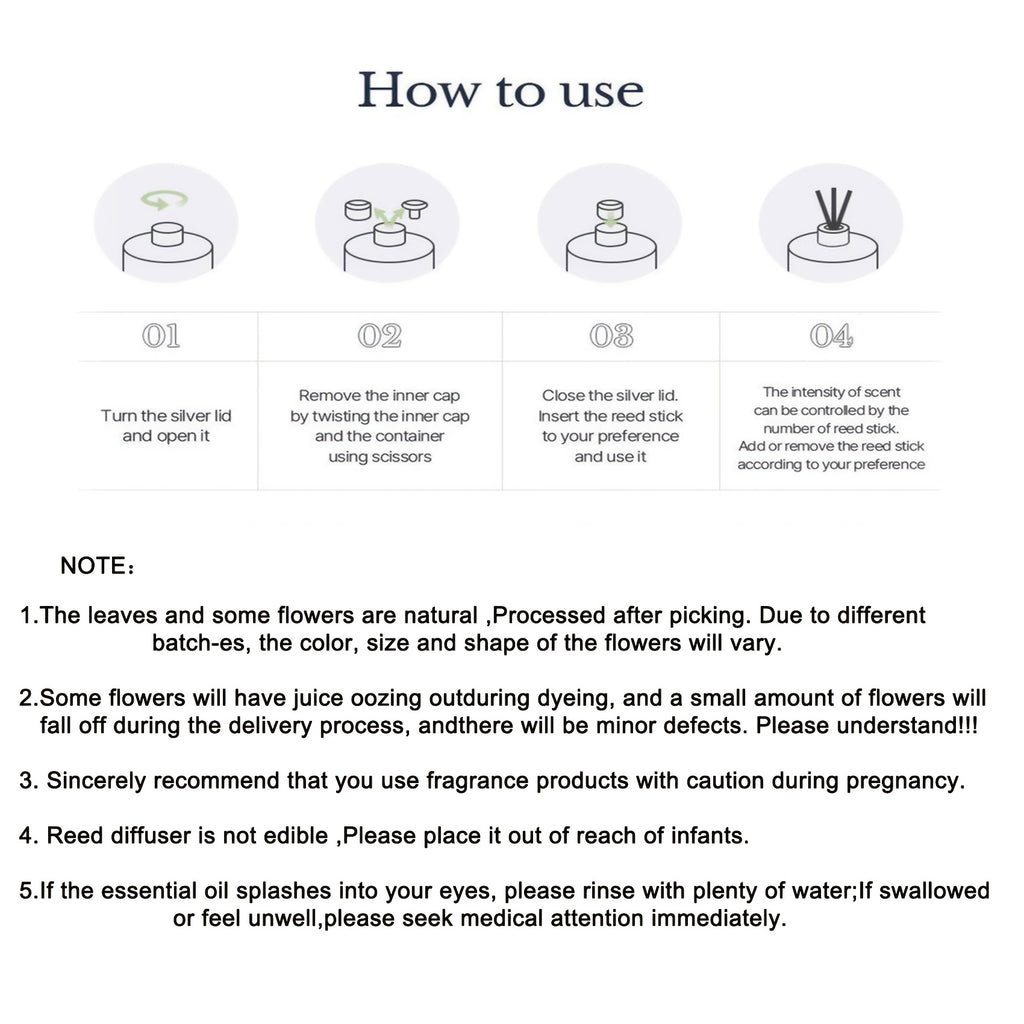 KBHOMFRA Reed Diffuser Jasmine Cedar Sandalwood Scent Fall Diffusers with Dried Flowers Diffuser Sticks 4.06oz Essential Oil 90 Days Long-lasting Fragrance for Livingroom, Bedroom And Bathroom.